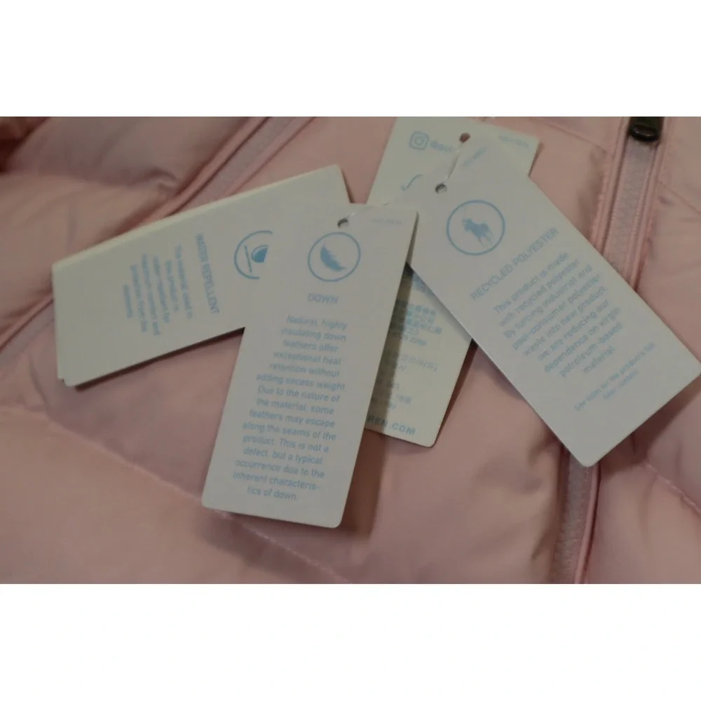 Polo Ralph Lauren Baby Water Repellent‎ Snowsuit - Hint of Pink - Size 3M